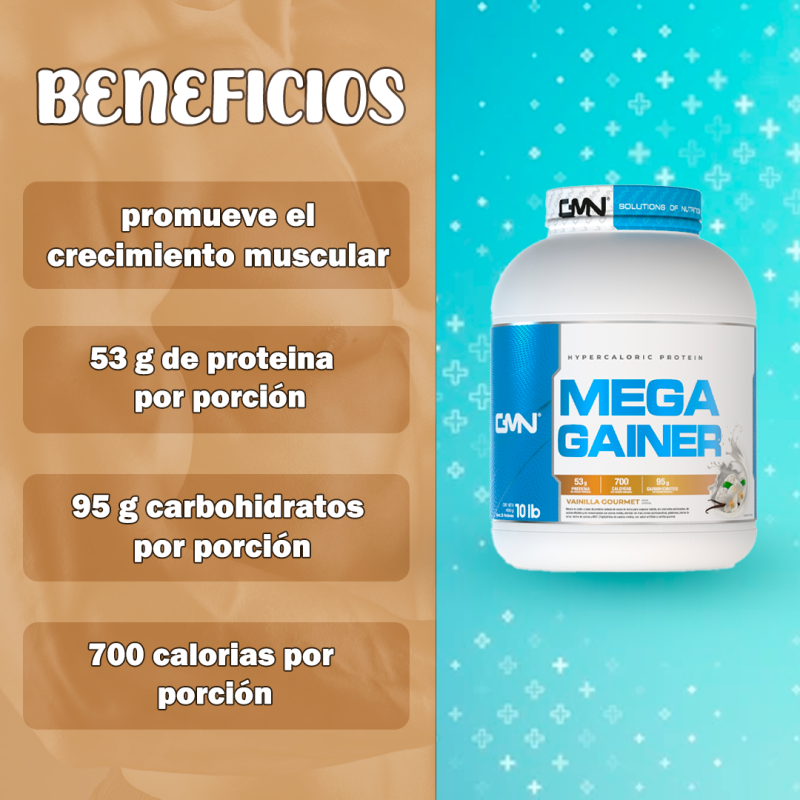 Comprar Mega Gainer 10lb en Electroshopy - Ángulo 2